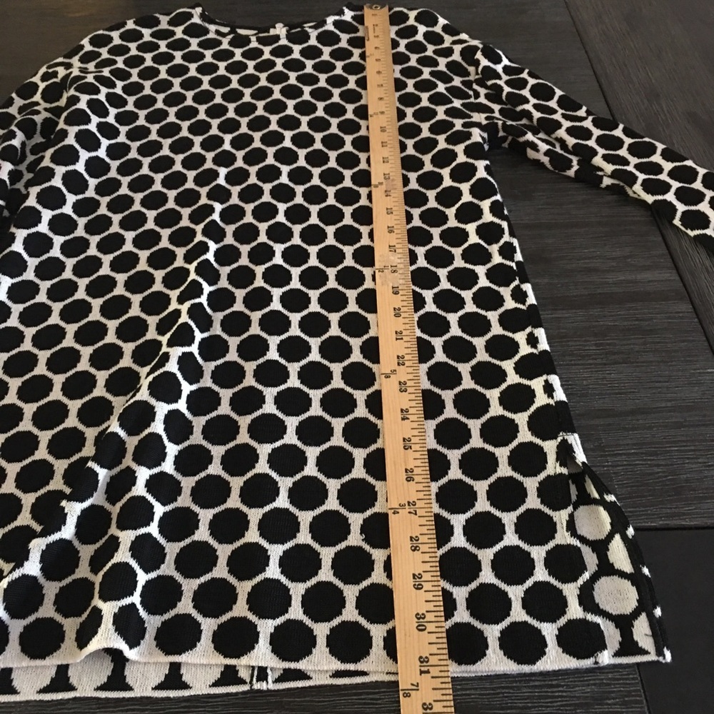 St. John collection black/white midi dress size P - Picture 14 of 16